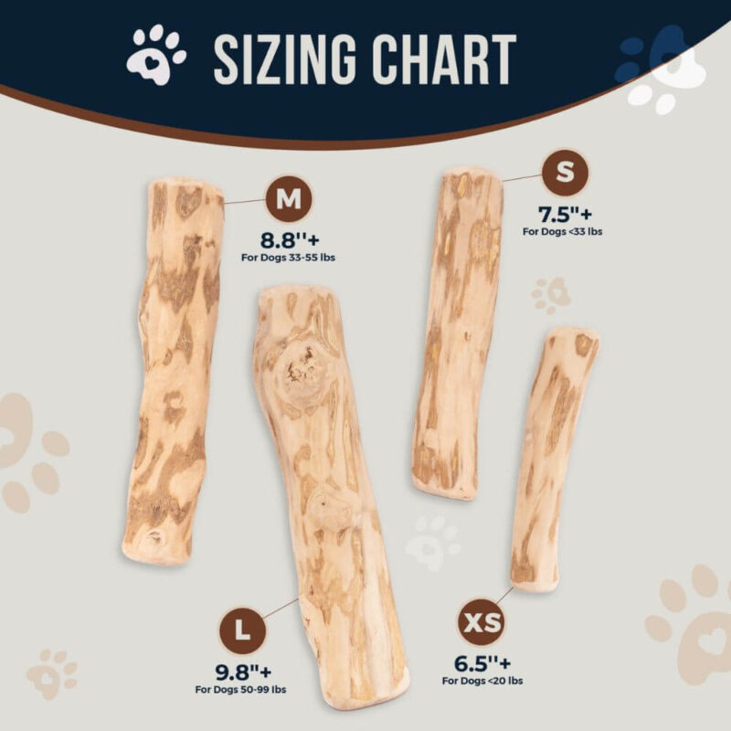 91G Coffee Wood Dog Chew – Eco-Friendly, Long Lasting & Safe for All Dogs 5 Sizes - Pack of 2 - Image 5