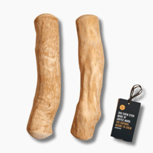 91G Coffee Wood Dog Chew – Eco-Friendly, Long Lasting & Safe for All Dogs L Size - Pack of 2